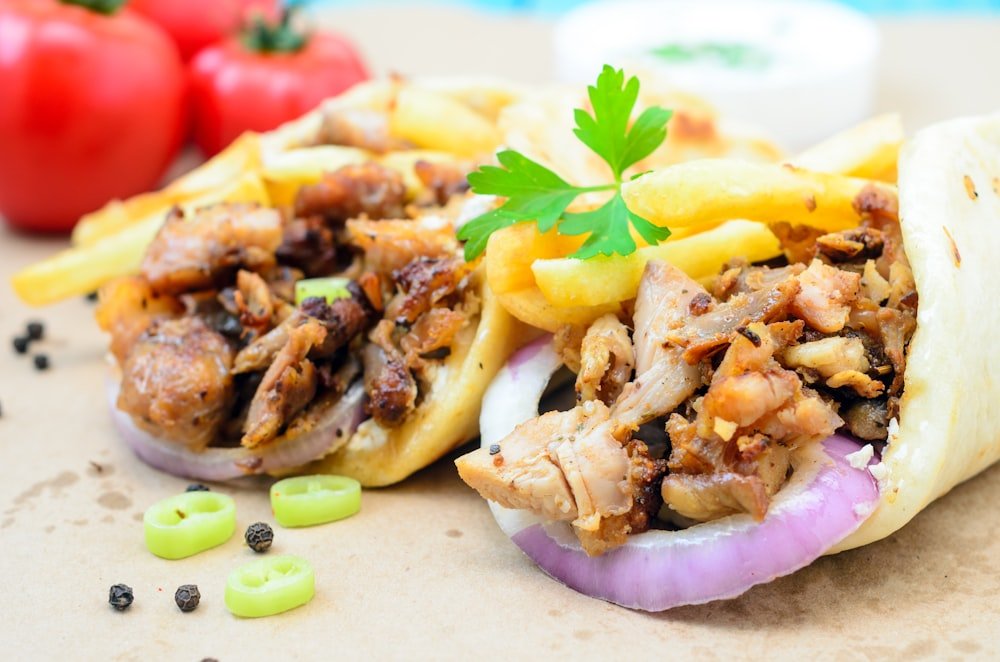 Chicken shawarma wrap