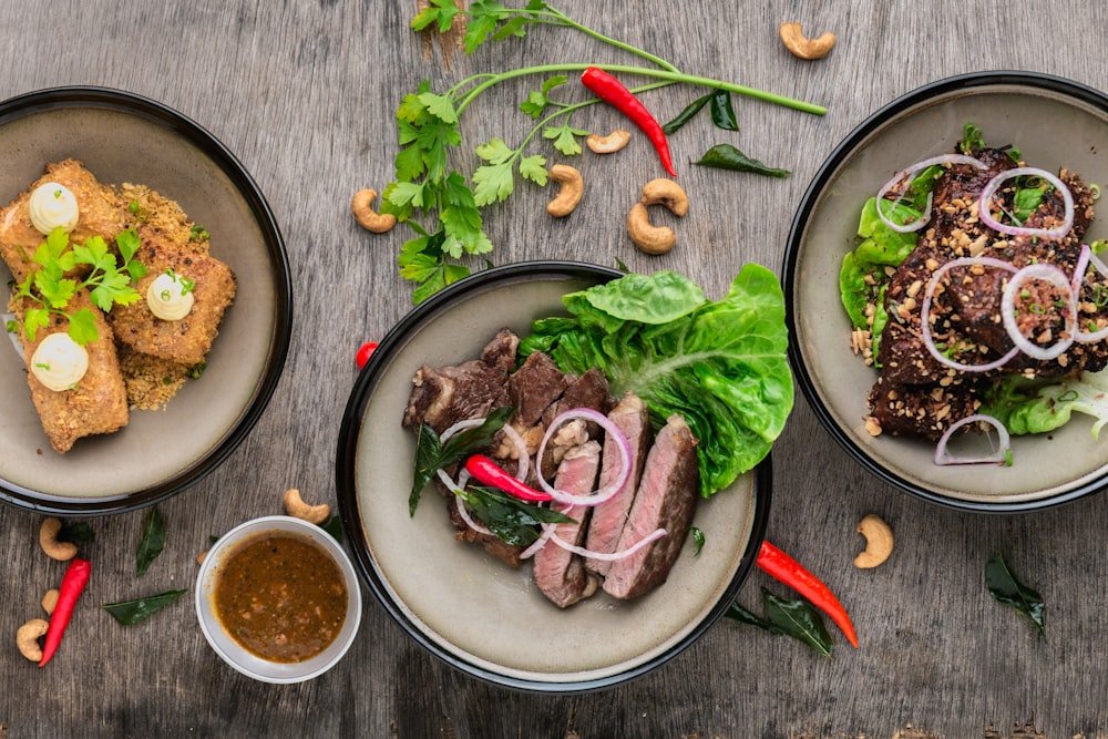 Mezze plates shared across a table